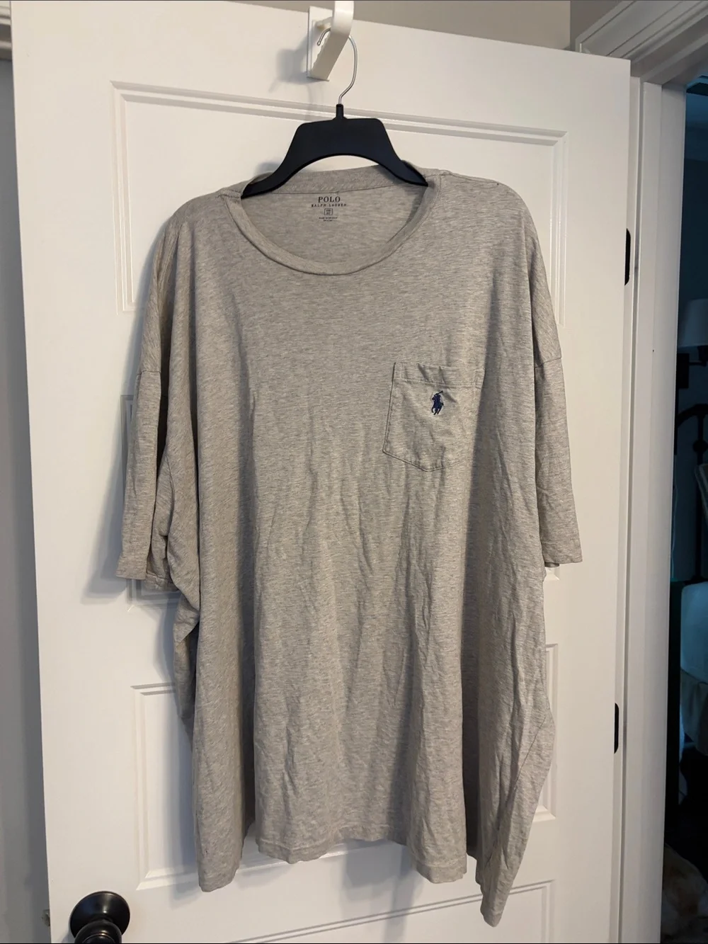 Polo by Ralph Lauren Light Gray Short-Sleeve Pocket Tee
